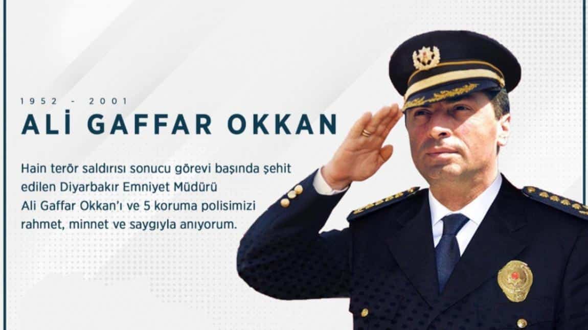 Diyarbakır Emniyet Müdürü Şehit Ali Gaffar Okkan 